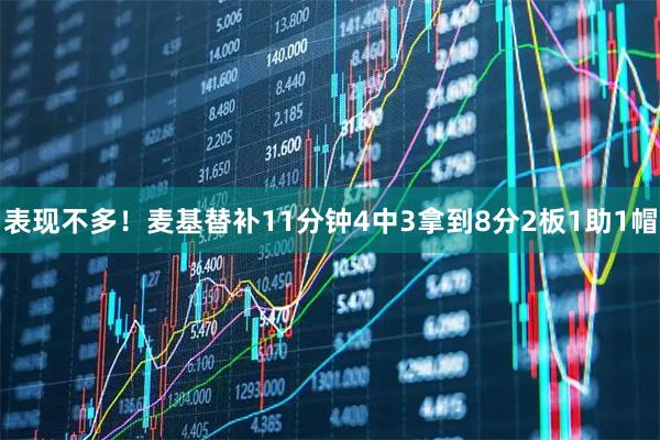表现不多！麦基替补11分钟4中3拿到8分2板1助1帽