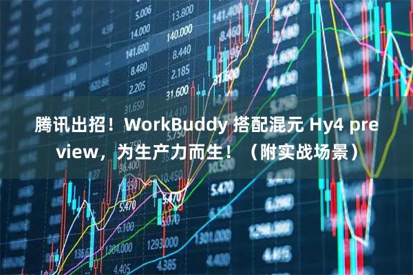 腾讯出招！WorkBuddy 搭配混元 Hy4 preview，为生产力而生！（附实战场景）